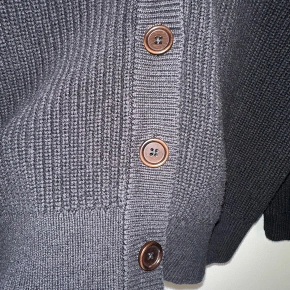 Pact Women's Luxe Knit Black Cardigan Sweater size XL - Picture 3 of 5